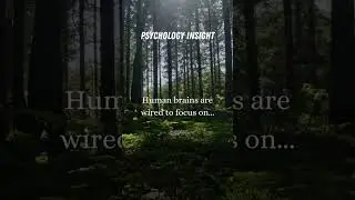 Brain's Negativity Bias! #shorts #psychologyfacts #subscribe