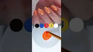 💅🏻⚗️The formula of making this amazing orange color🍊.#nailhacks #gelnailpolish ➡️READ THE COMMENTS➡️