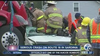 Serious crash on Route 16 in Sardinia injures 3