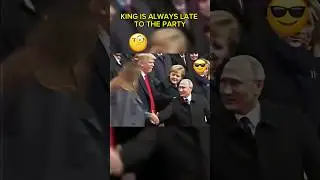 Putin Shows Up Late to Global Summit 😳 Trump&rsquo;s Reaction Goes Viral! 🤯 #sigma #hungergamestiktok