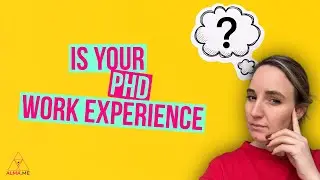 Is your PhD work experience?
