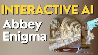 3D Scanned Italian Abbey & Interactive Enigma: A Prototype Experience with iPhone and AI