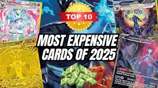 Топ-10 самых дорогих карточек покемонов 2025 года!