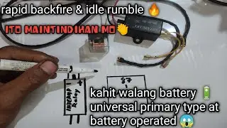 universal rapid backfire pwde sa primary type or battery operated 🔥🔥🔥