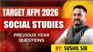 AFPI 2026 SOCIAL STUDIES II PREVIOUS YEAR QUESTION II by Sushil Sir | Join Nimbus Defence Academy