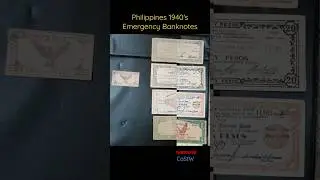 1940's Philippines Emergency Banknotes Provincial use only