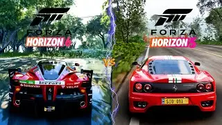 Forza Horizon 6 vs  5 - Graphics + Sound Comparison Gameplay Ferrari HD