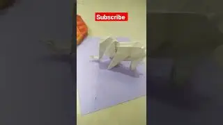 paper origami elephant 🐘#origami #craft