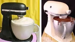 Stand mixer realistic cake/Stand mixer cake decorating ideas