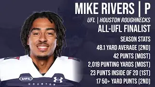 Mike Rivers | Rookie P | All-UFL Finalist | 2025 Season Highlights