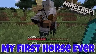 My First Horse Ever!!! - Minecraft Xbox One Edition (Gameplay, Walkthrough)
