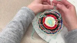 Finishing a Circle Weaving