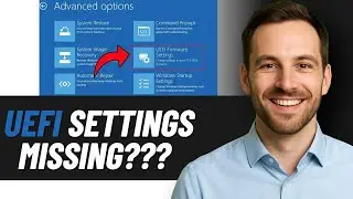 Как исправить отсутствие настроек встроенного ПО UEFI в Windows 11/10 (БЫСТРОЕ РЕШЕНИЕ)