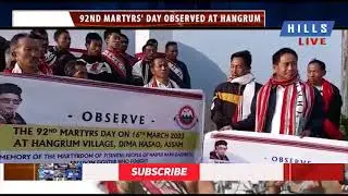 92nd Martyrs&rsquo; Day observed at Hangrum