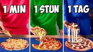 1 Minute vs. 1 Stunde vs. 1 Tag Pizza von VANZAI