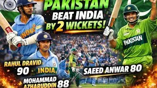 INDIA VS PAKISTAN| 2ND ODI MATCH @ TORONTO| SAHARA FRIENDSHIP CUP 1996.