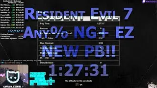 Resident Evil 7: biohazard - NG+ Easy PC Speedrun in 1:27:31