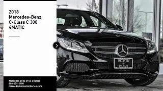 2018 Mercedes-Benz C-Class C 300 4MATIC St. Charles IL R1131A