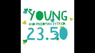 Young and Freedman 14th Ed: 23.50