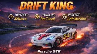 Porsche GTR Drift On Mountain