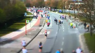 Marathon tilt-shift animation by Heinrich Eder HD