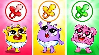 Colorful Fun!🌈 Babies Pick Their Favorite Color🎉 Kids Songs 🐱 Muffin Socks