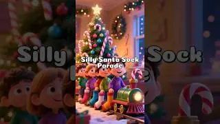 Silly Santa Sock Parade 🎅  Fun Christmas Kids Song & Cartoon Dance