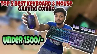 Best gaming keyboard and mouse combo under 1500\- Best budget and cheapest gaming combo In 2020