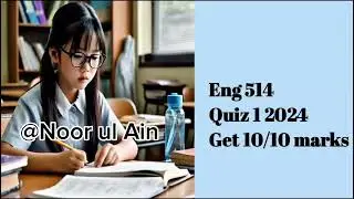 Eng 514 Quiz 1 // correct solution 💯// Midterm preparation  #Eng514 #Eng514quiz1 #Eng514quiz12024