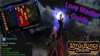 Lore Master Guide Level 65 Cap. Updated for ITA Instance Cluster. Legendary Servers. LOTRO 2025
