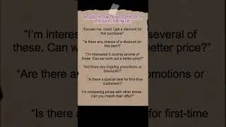 How to ask for a discount#english #speaking #video