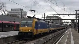 NS Traxx 186 116 vertrekt met ICRmh rijtuigen uit Dordrecht (4K)