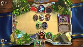 Hearthstone: Warsong Commander, Grim Patron, Commanding Shout combo