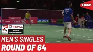 R64 | MS | Pablo ABIAN (ESP) vs. Kanta TSUNEYAMA (JPN) [13] | BWF 2019