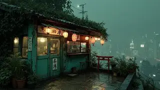 Deep Focus Lofi ~ Rainy Japanese Cafe ~ Calm Productivity Music Podcast Vibes 🎧