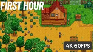 Stardew Valley &ndash; First Hour Gameplay | 4K 60FPS | No Commentary