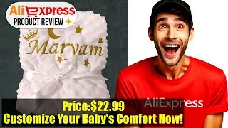 Must-Have Personalized Newborn Baby Blanket! Perfect Gift Idea for New Parents!