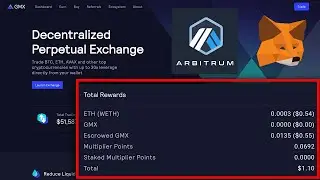 Stake GMX and GLP to earn trading fees. GMX Decentralized Perpetual Exchange on Arbitrum