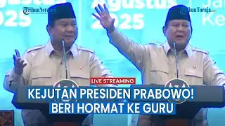 🔴Pidato Presiden Prabowo Berapi-api ke Ratusan Guru Sekolah Rakyat: Beri Hormat Tanda Bangga