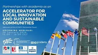 Academia, Students and Communities Advancing the SDGs | ECOSOC Partnership Forum 2026