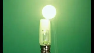 Weird Lightbulb Motion on Green Screen | Isolated Footage
