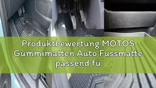 Produktbewertung MOTOS Gummimatten Auto Fussmatte passend f&uuml;r Renault Clio II 1998-2005 Hatchback Ve
