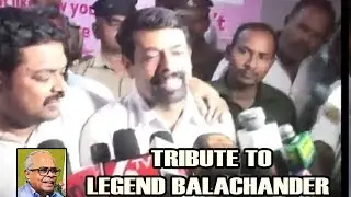 K Balachander Son Talking to media on the Demise of K.Balachander - Gulte.com