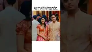 Pookie after marriage? Nah, check the wedding day #shloka #akashambani #shorts #shlokaakash