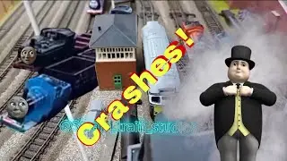 My first video: stop motion Thomas crash video! (Reuploaded because YouTube copyrighted it)