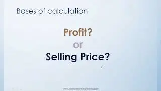 Sales Variance Analysis Course - Profit vs Selling price and impact on variances