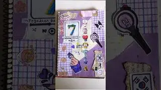 BTS journal 💜Some commented #shorts #viral #bts #journal #craft #no_copyright_music #perpal #art