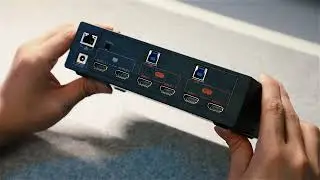Unboxing TESmart New HDMI 2.1 Dual 4K@144Hz KVM Switch Gaming Dock for 2 PCs & 2 Monitors
