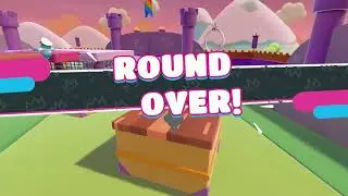 4 year old playing Fall Guys - Squad Mode