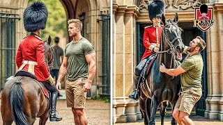 When A DUMB FOOL Messes With A Royal Guard's Horse &ndash; What Happens Next Is SHOCKING!